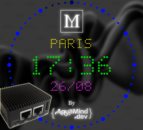 Horloge Mondiale Autonome